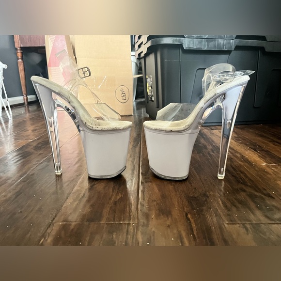 Pleaser Shoes - PLEASER 8” LIGHT UP DISCO HEELS | RECHARGEABLE | FULLY FUNCTIONAL | BRIGHT
